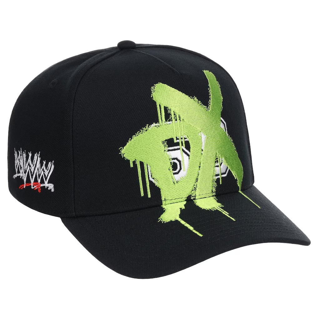 D-Generation X WWE x John Geiger Spray Paint Adjustable Hat – Black