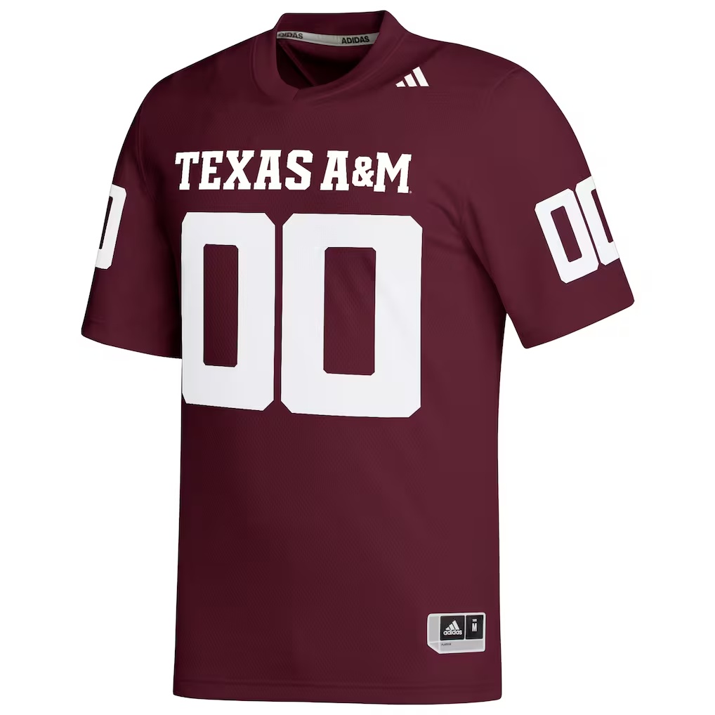 Texas A&M Aggies adidas NIL Pick-A-Player Replica Football Jersey - Maroon