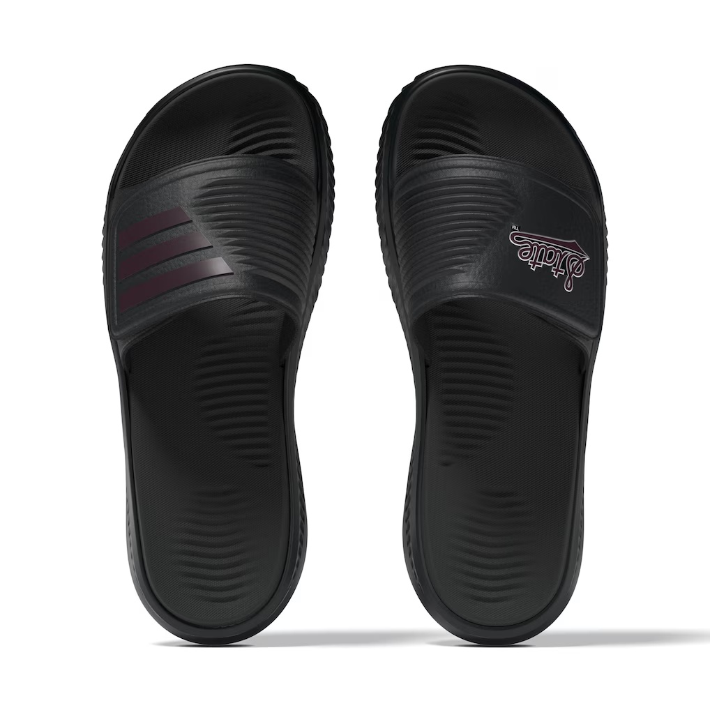 Mississippi State Bulldogs adidas Unisex Alphabounce 2.0 Slide Sandals - Black