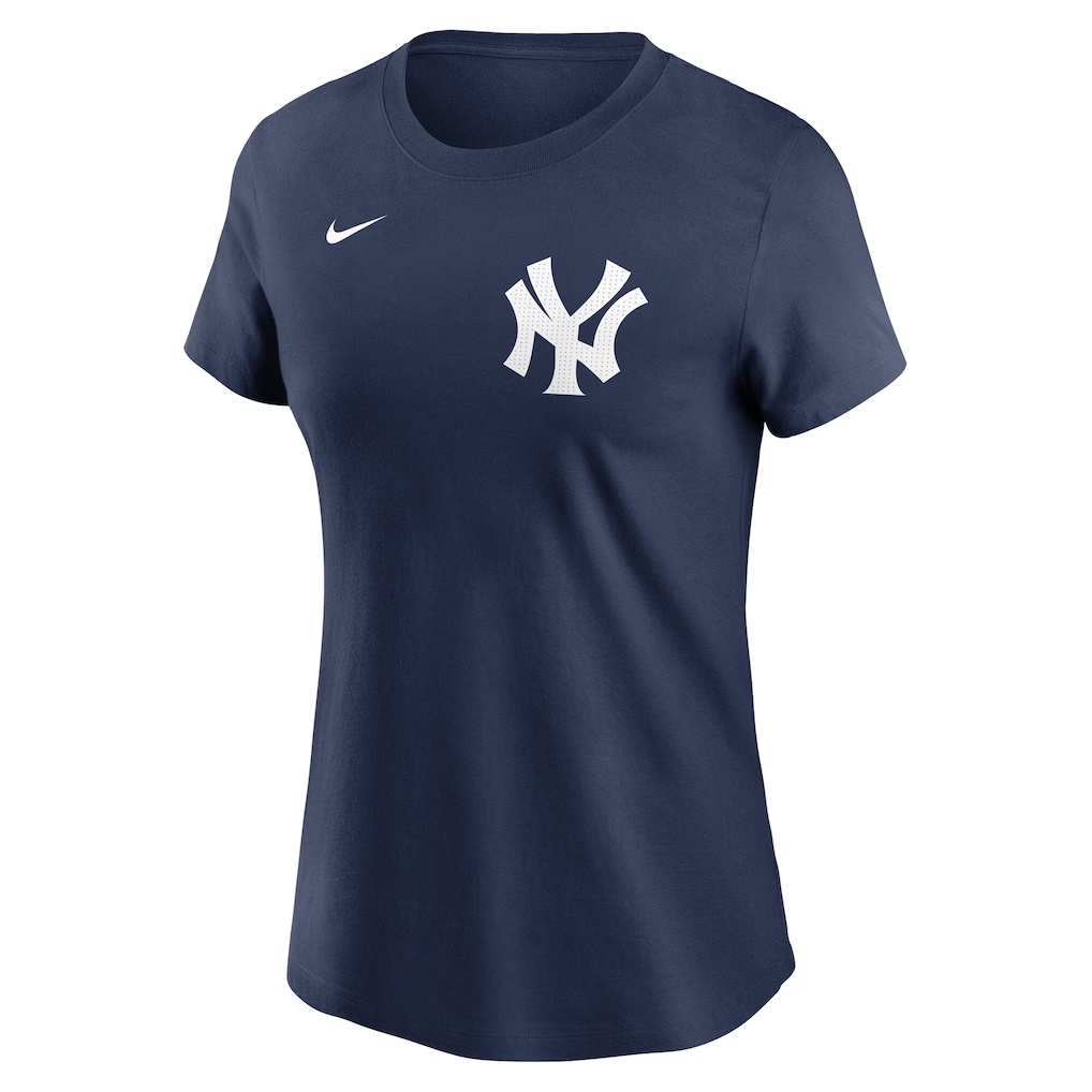 Aaron Judge New York Yankees Nike Women's Cooperstown Collection Fuse Name & Number T-Shirt - Navy