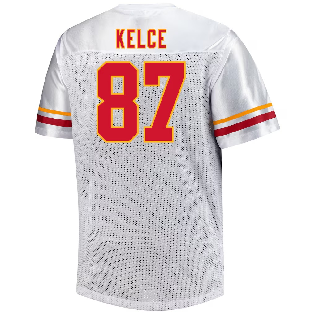 1054-Travis-Kelce-Kansas-City-Chiefs-Fanatics-Big-Tall-V-Neck-Fashion-Jersey-White-3.jpg Travis Kelce Kansas City Chiefs Fanatics Big & Tall V-Neck Fashion Jersey - White