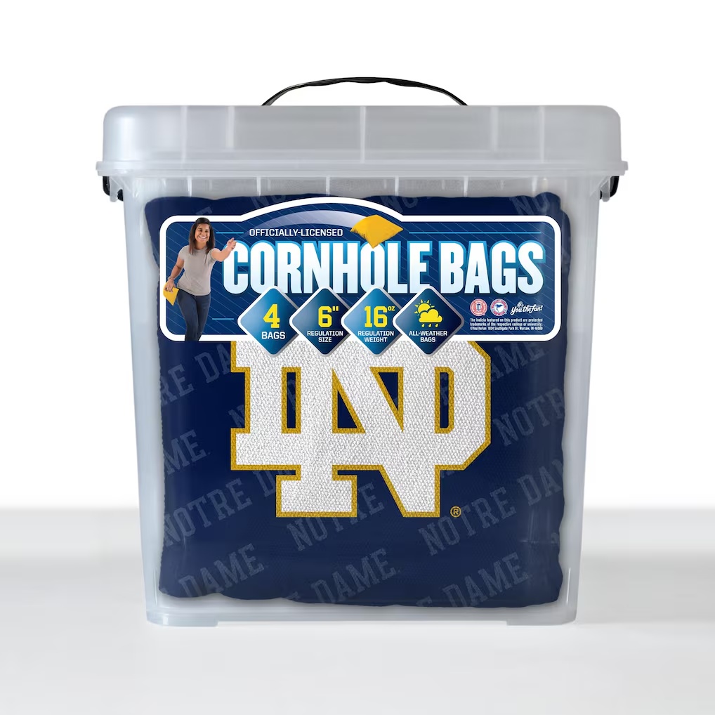 Notre Dame Fighting Irish YouTheFan Four-Piece Cornhole Bag Set