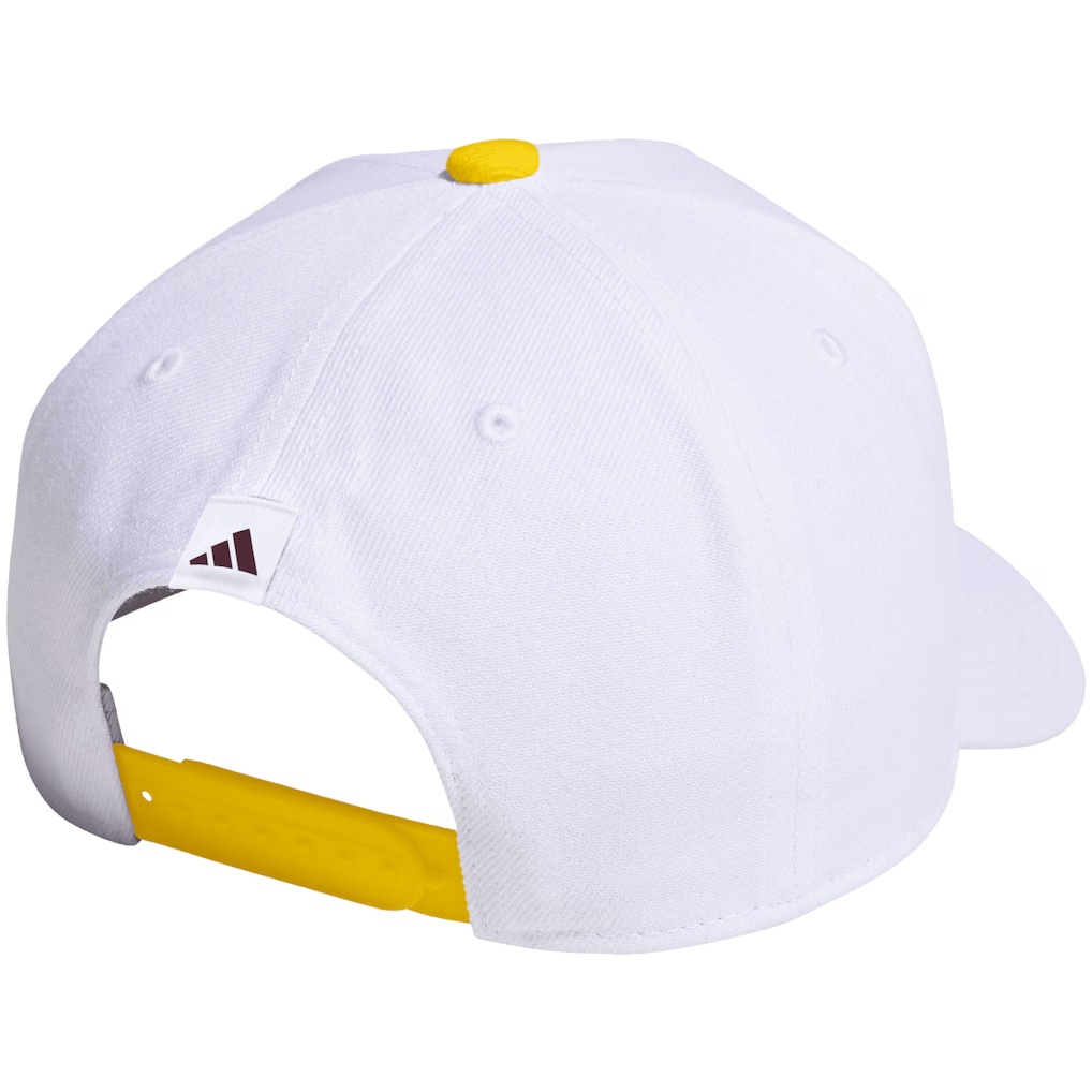 Arizona State Sun Devils adidas Unisex Locker Room A-Frame Adjustable Hat - White