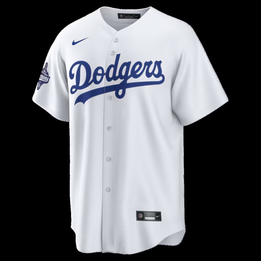 Los Angeles Dodgers Nike 2025 World Series Champions Home Replica Jersey - White