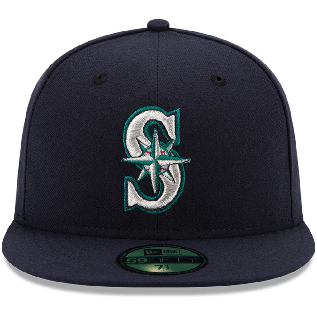 Seattle Mariners New Era Authentic Collection On Field 59FIFTY Fitted Hat - Navy