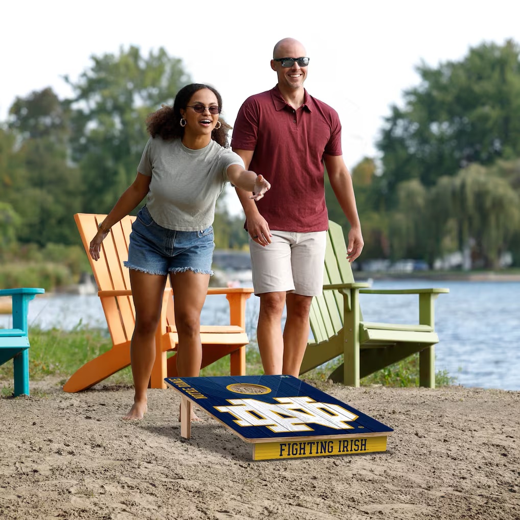 Notre Dame Fighting Irish YouTheFan 2' x 3' Cornhole Game with Bags