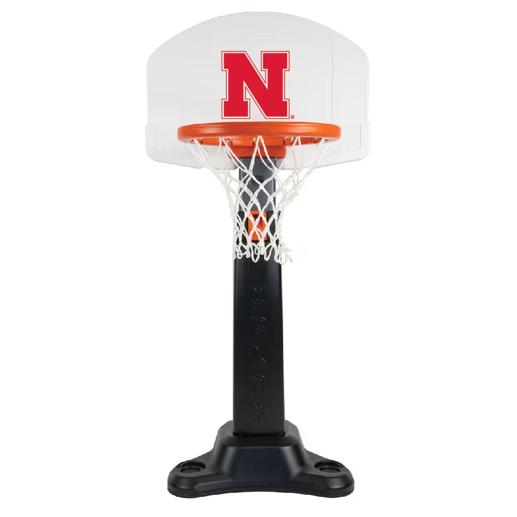 1444-Nebraska-Huskers-Rookie-Adjustable-Basketball-Set-2.jpg Nebraska Huskers Rookie Adjustable Basketball Set