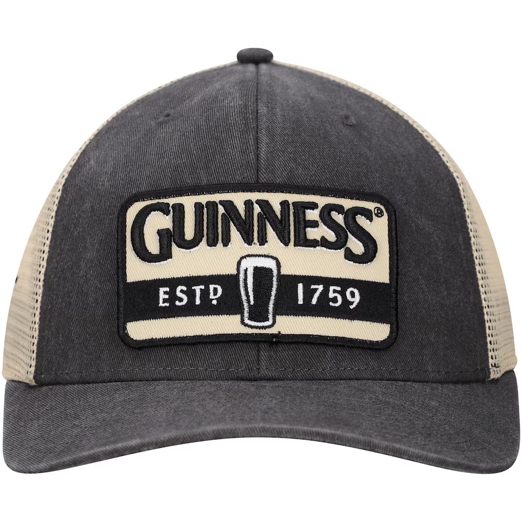 Guinness Trucker Adjustable Hat - Black