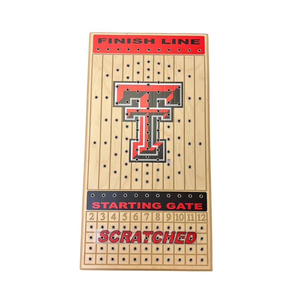 Texas Tech Red Raiders Horseracing Game - Brown