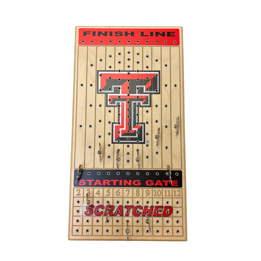 Texas Tech Red Raiders Horseracing Game - Brown