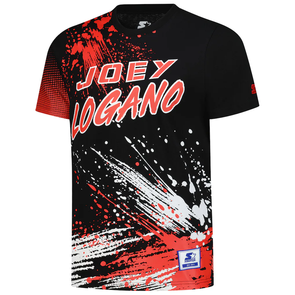 Joey Logano Starter Touchdown Extreme T-Shirt - Black