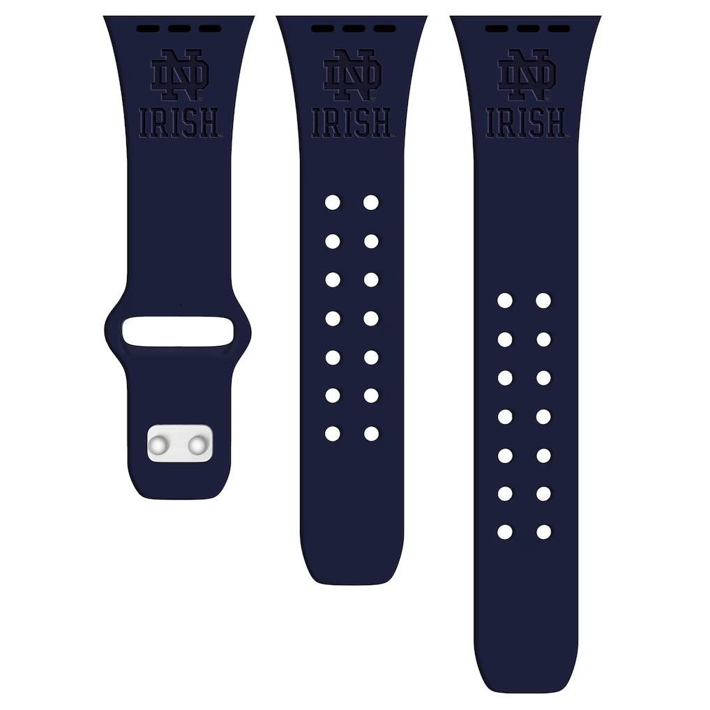 Notre Dame Fighting Irish Debossed Silicone Apple Watch Band
