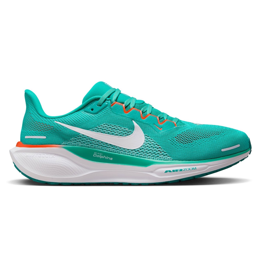 Miami Dolphins Nike Unisex Zoom Pegasus 41 Running Shoes - Aqua