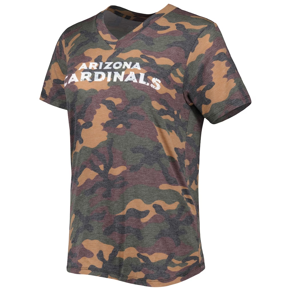 Kyler Murray Arizona Cardinals Majestic Threads Women's Name & Number V-Neck Tri-Blend T-Shirt - Camo