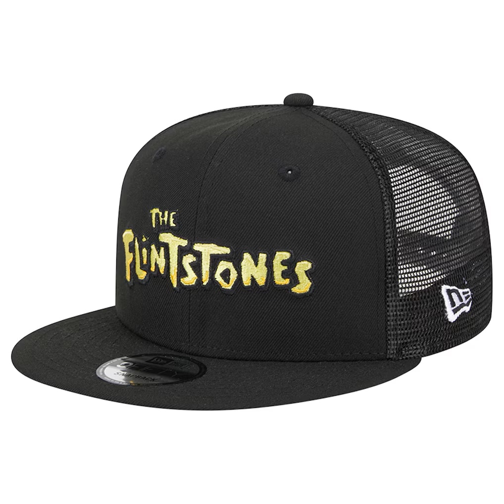The Flintstones New Era Trucker 9FIFTY Snapback Hat - Black