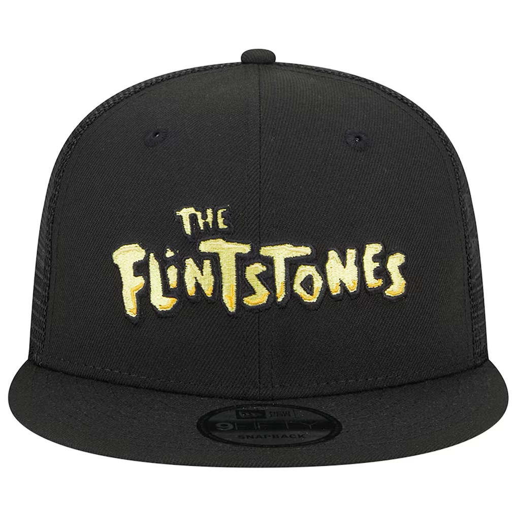 The Flintstones New Era Trucker 9FIFTY Snapback Hat - Black