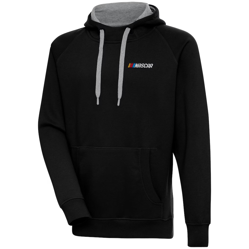 NASCAR Antigua Victory Pullover Hoodie - Black