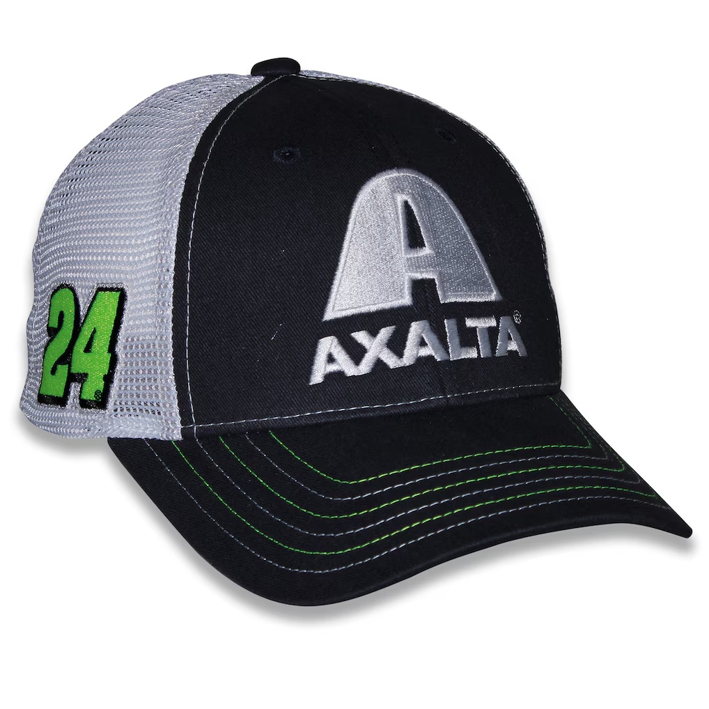 William Byron Checkered Flag Sports Unisex Axalta Sponsor Trucker Adjustable Hat - Black