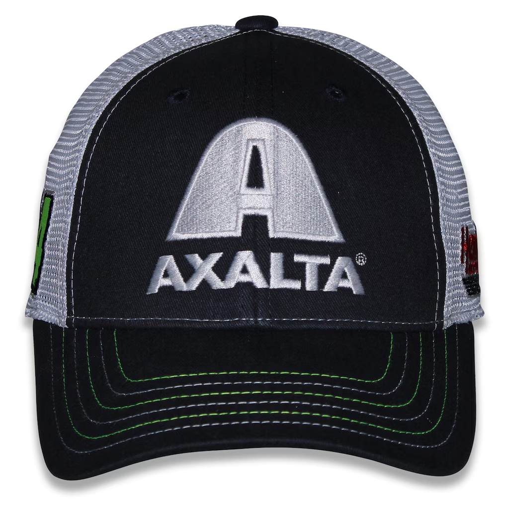 William Byron Checkered Flag Sports Unisex Axalta Sponsor Trucker Adjustable Hat - Black