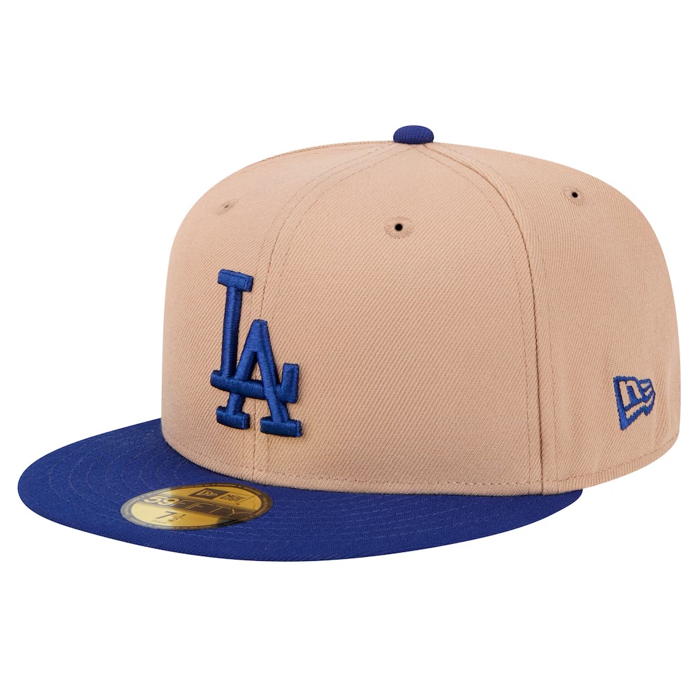 Los Angeles Dodgers New Era 59FIFTY Fitted Hat - Khaki