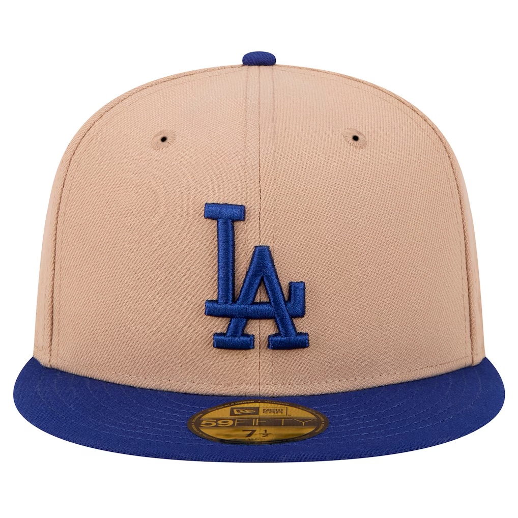 Los Angeles Dodgers New Era 59FIFTY Fitted Hat - Khaki