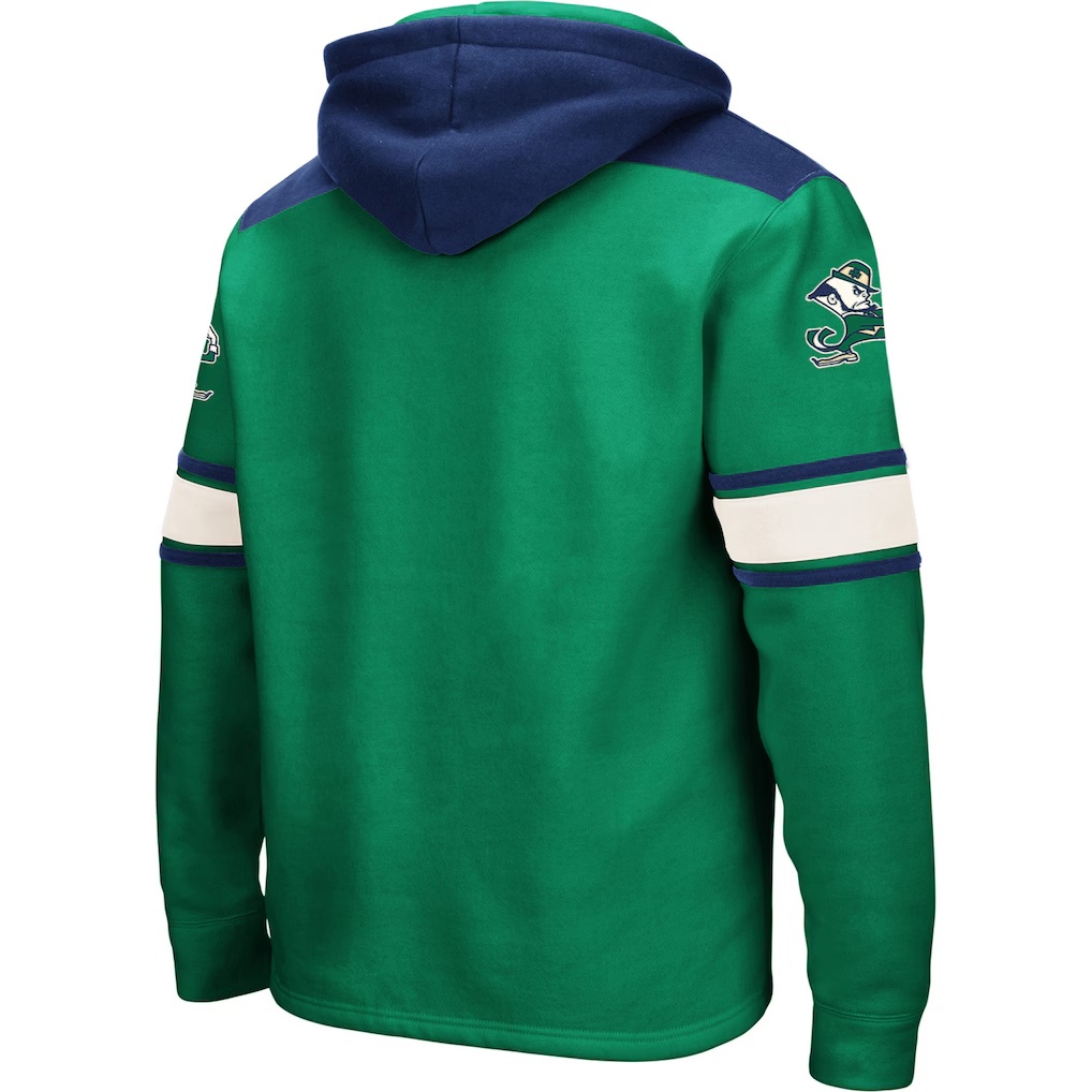 1976-Notre-Dame-Fighting-Irish-Colosseum-2.0-Lace-Up-Pullover-Hoodie-Green-3.jpg Notre Dame Fighting Irish Colosseum 2.0 Lace-Up Pullover Hoodie - Green