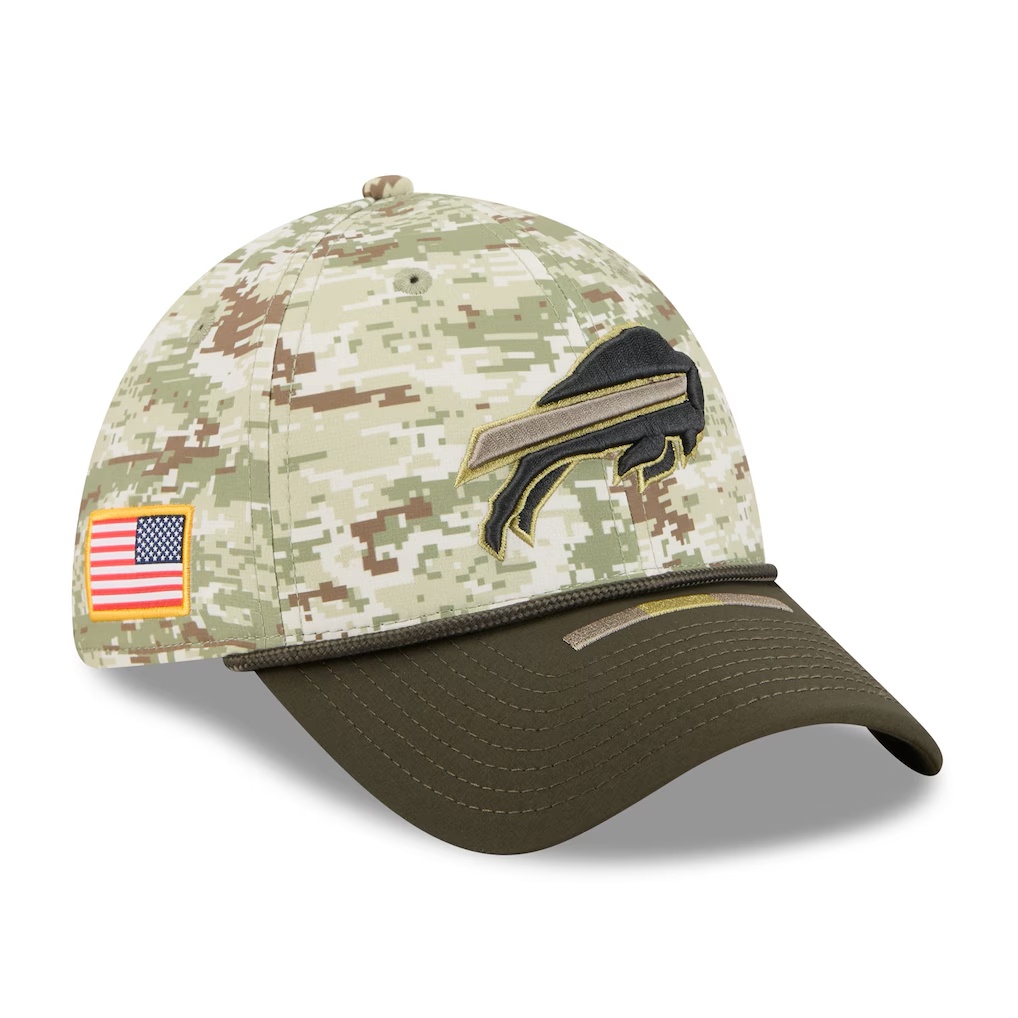 Buffalo Bills New Era 2025 Salute to Service 39THIRTY Flex Hat - Camo