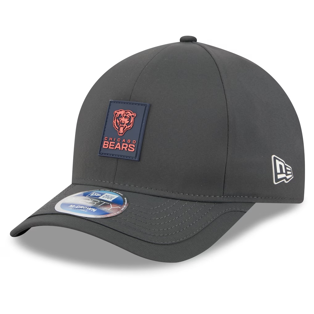 Chicago Bears New Era 2025 Sideline Cold Weather 9FORTY M-Crown Adjustable Hat - Charcoal