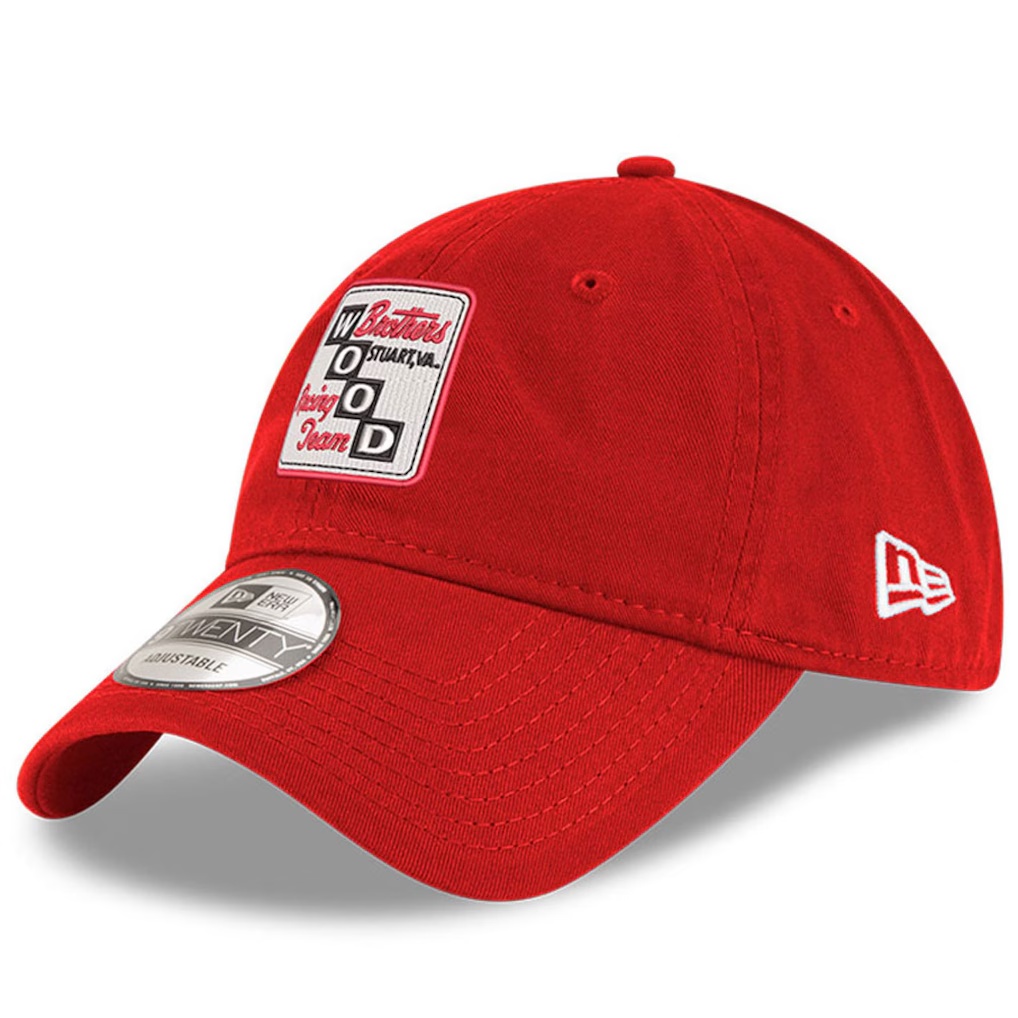 Wood Brothers Racing New Era Enzyme Washed 9TWENTY Adjustable Hat - Scarlet