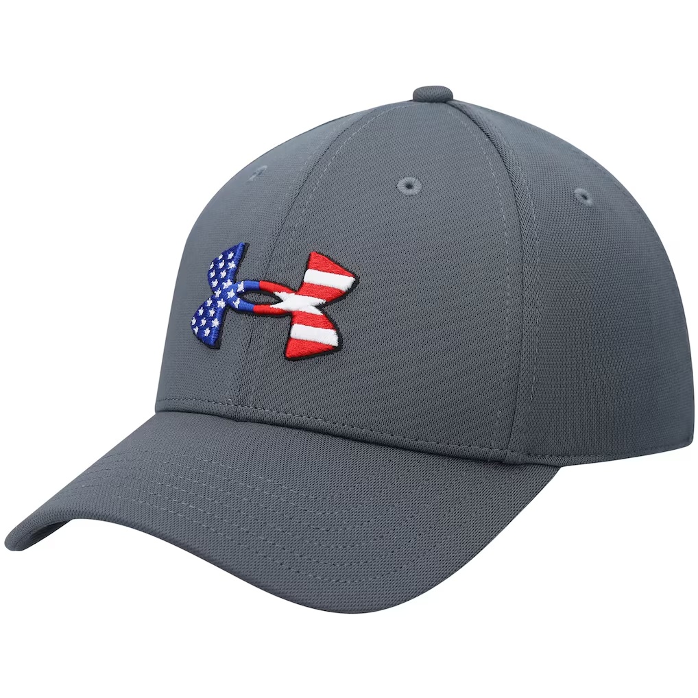 Under Armour Freedom Blitzing Logo Flex Hat - Gray