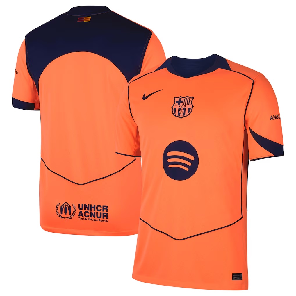 Barcelona Nike 2025/26 Third Replica Jersey - Orange