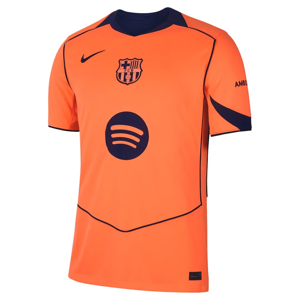 Barcelona Nike 2025/26 Third Replica Jersey - Orange
