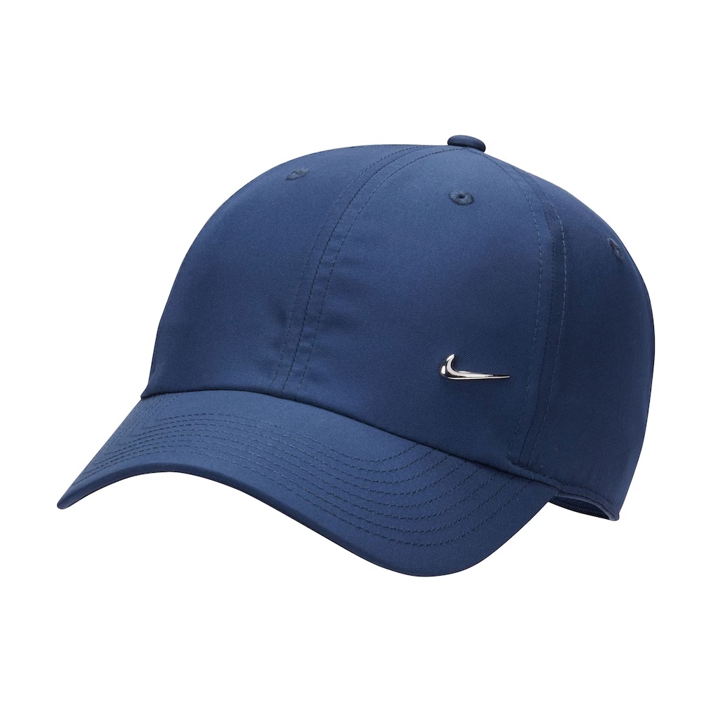 Nike Unisex Metal Swoosh Lifestyle Performance Club Adjustable Hat - Navy