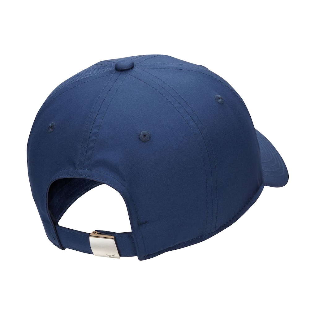 Nike Unisex Metal Swoosh Lifestyle Performance Club Adjustable Hat - Navy