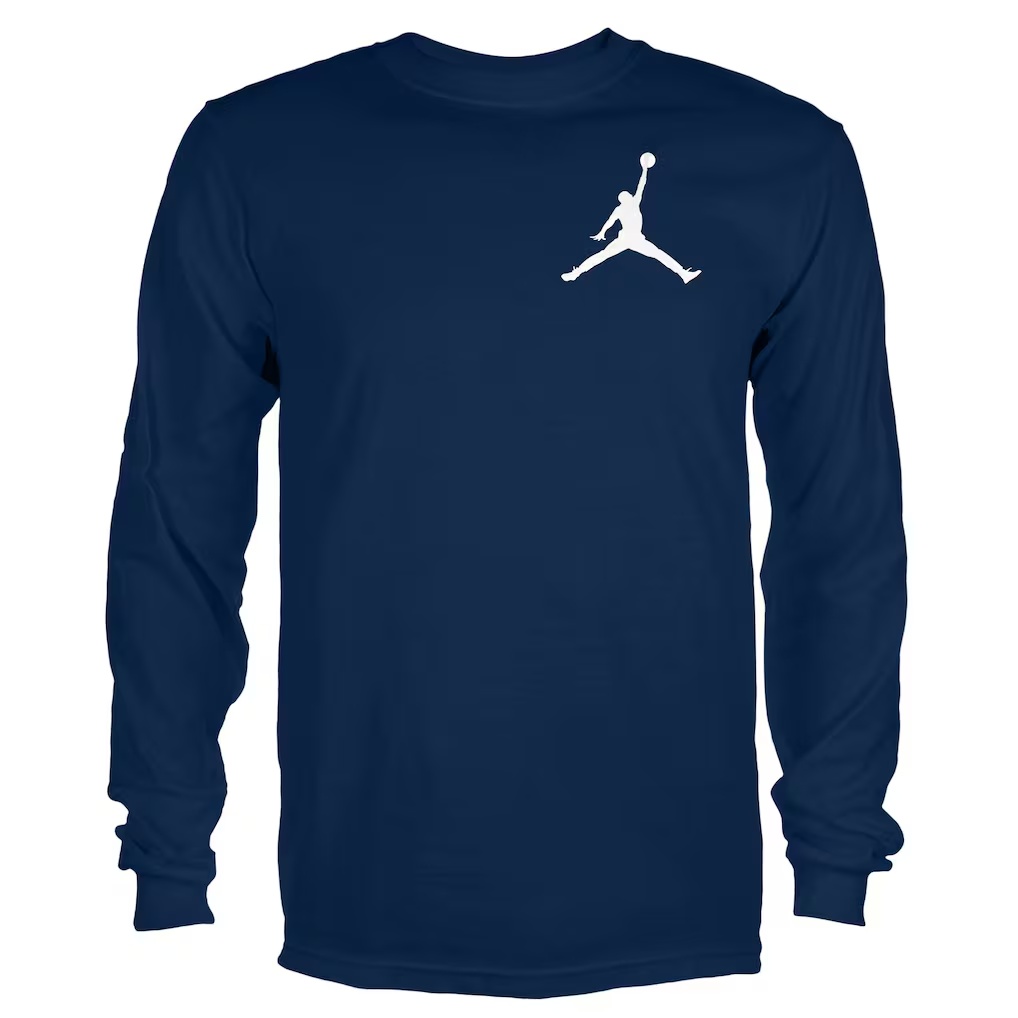 Dak Prescott Dallas Cowboys Jordan Brand Player Wordmark Graphic Long Sleeve T-Shirt - Navy