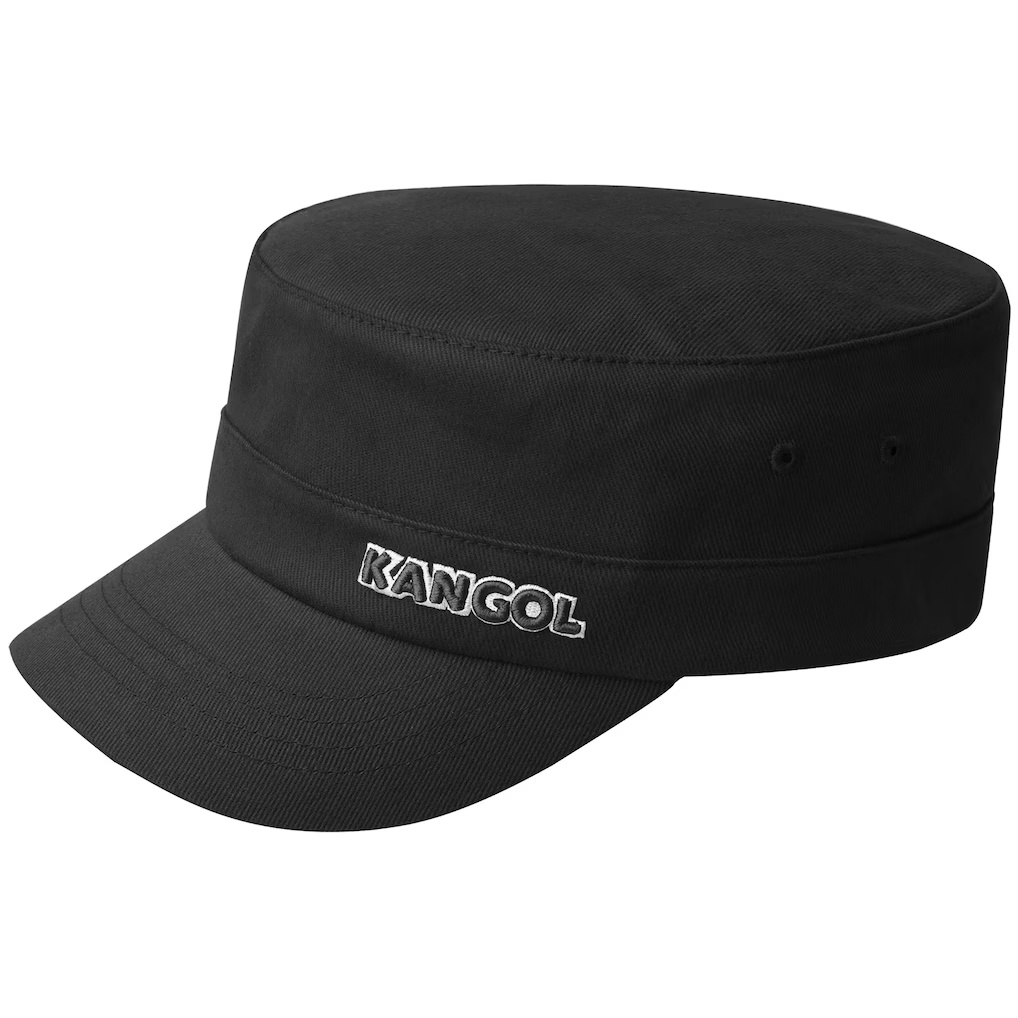 Kangol Twill Army Military Flex Hat - Black