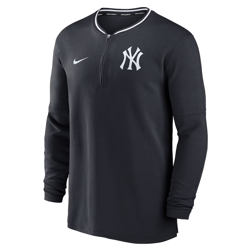 New York Yankees Nike Authentic Collection Performance Half-Zip Top - Navy