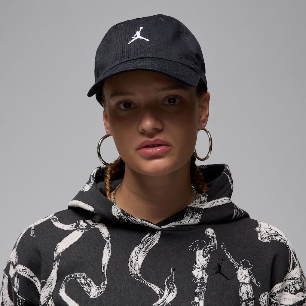 Jordan Brand Unisex Club Washed Adjustable Hat - Black
