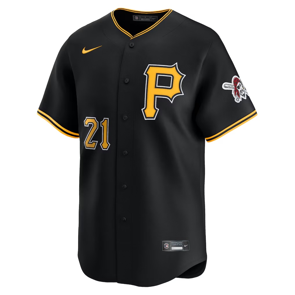 Roberto Clemente Pittsburgh Pirates Nike Alternate Limited Jersey – Black