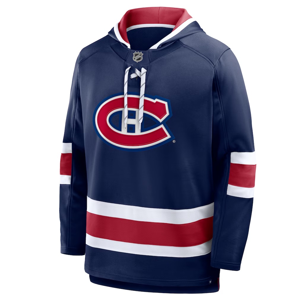 Montreal Canadiens Fanatics Prime Time Fleece Hoodie - Navy