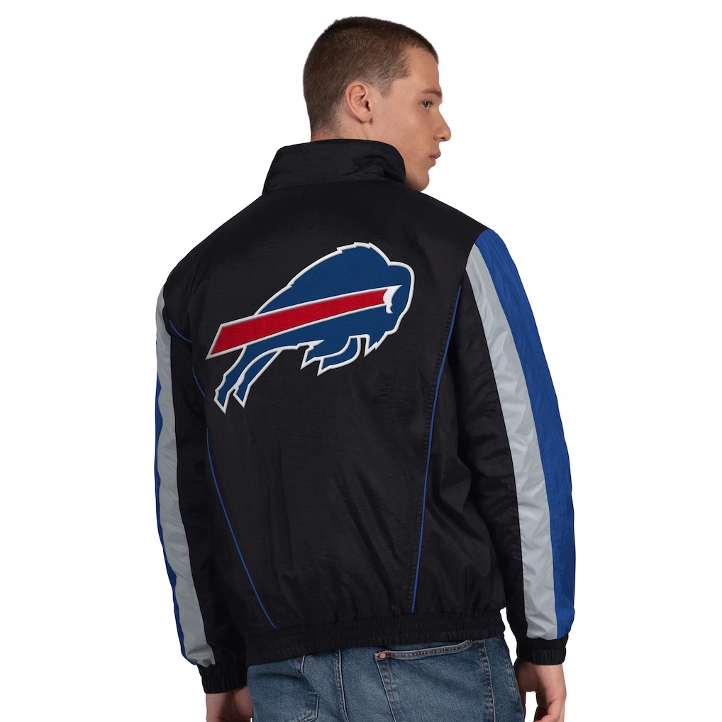 Buffalo Bills Starter Thursday Night Gridiron Half-Zip Jacket - Black