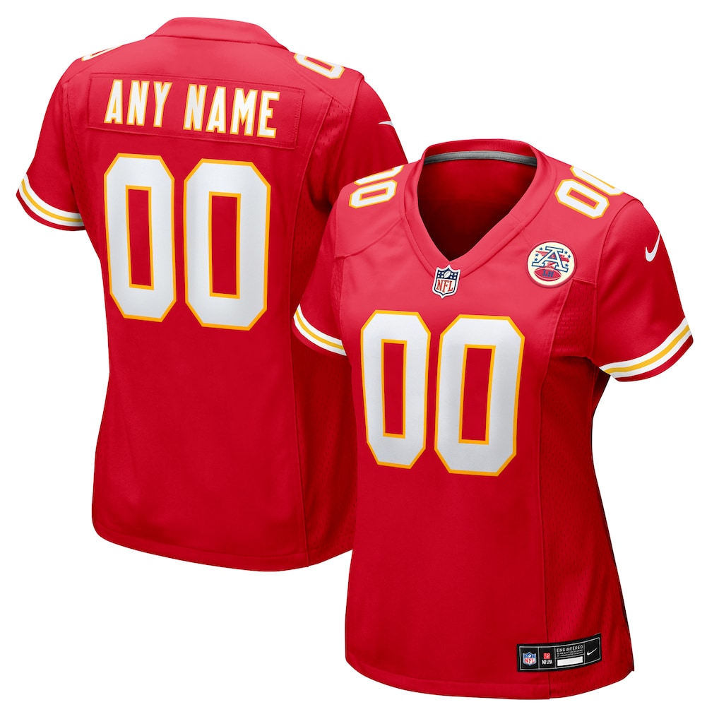 Kansas City Chiefs Nike Women's Custom Game Jersey - Red