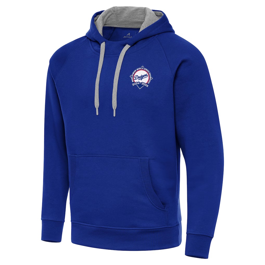Los Angeles Dodgers Antigua Back-to-Back World Series Champions Victory Hoodie - Royal