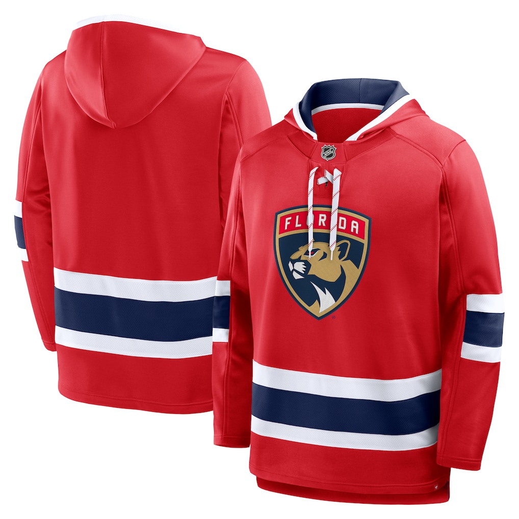 Florida Panthers Fanatics Prime Time Fleece Hoodie - Red