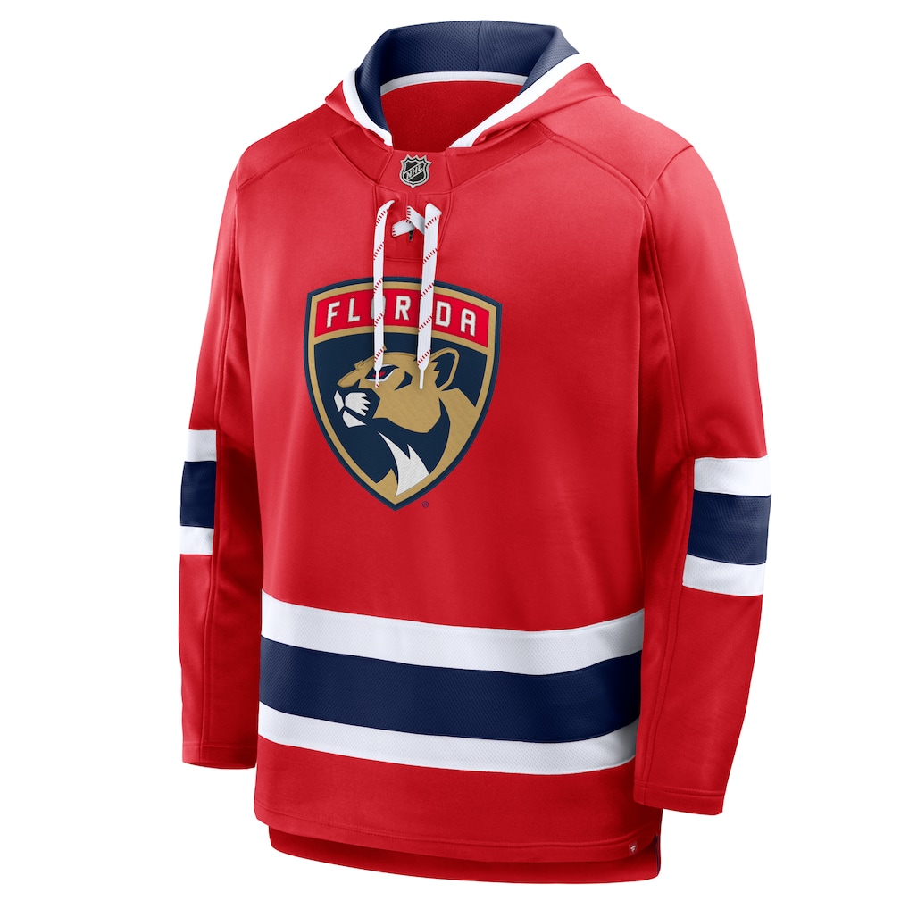 Florida Panthers Fanatics Prime Time Fleece Hoodie - Red
