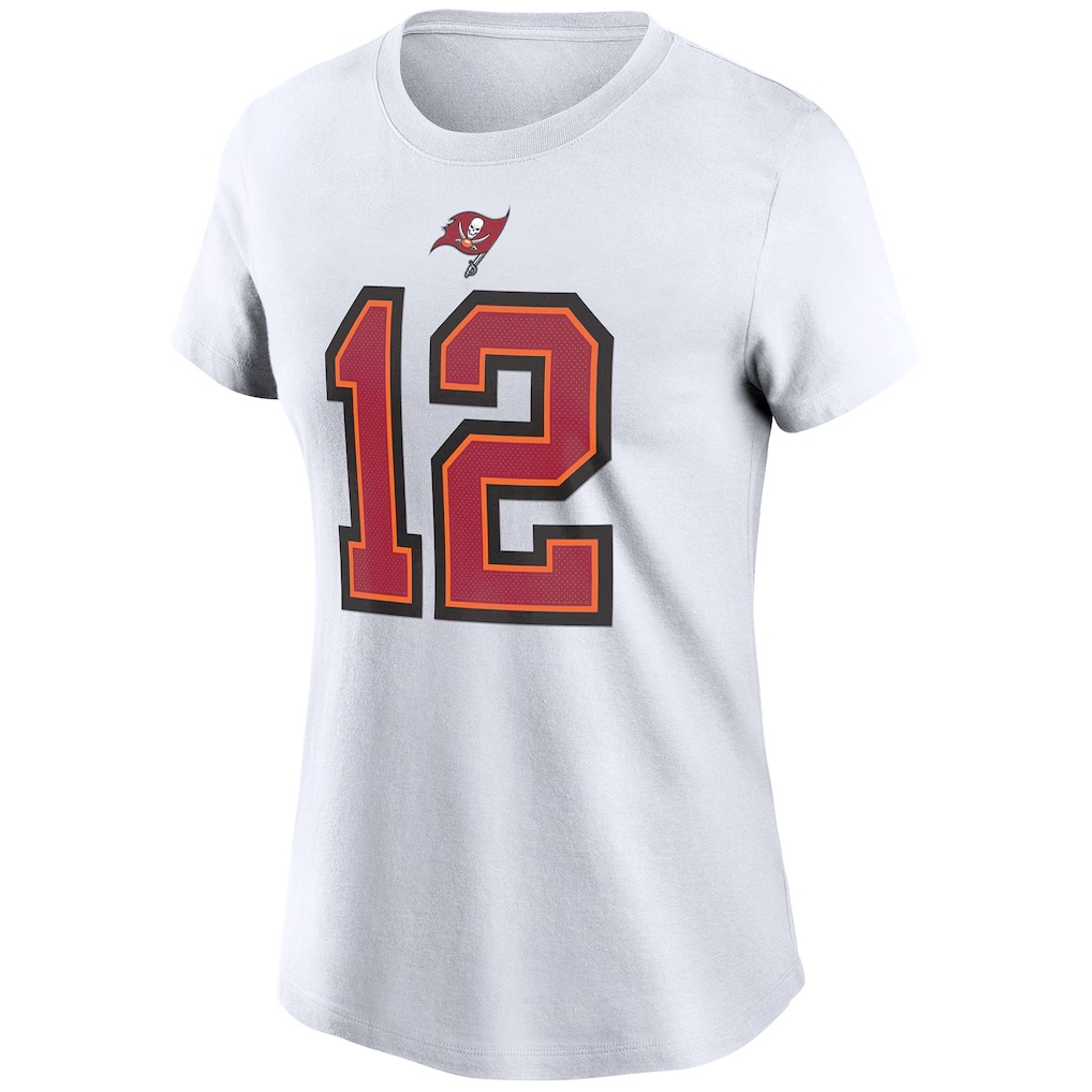 2829-Tom-Brady-Tampa-Bay-Buccaneers-Nike-Women-s-Name-Number-T-Shirt-White-2.jpg Tom Brady Tampa Bay Buccaneers Nike Women's Name & Number T-Shirt - White
