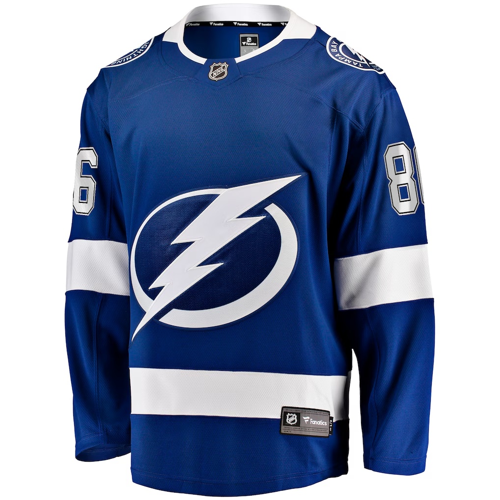 Nikita Kucherov Tampa Bay Lightning Fanatics Home Breakaway Jersey - Blue