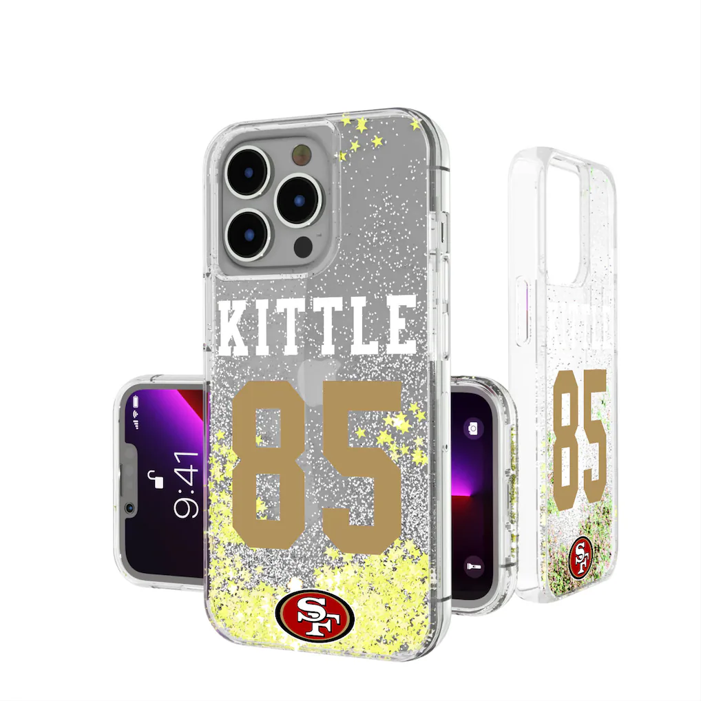 George Kittle San Francisco 49ers Keyscaper iPhone Glitter Phone Case