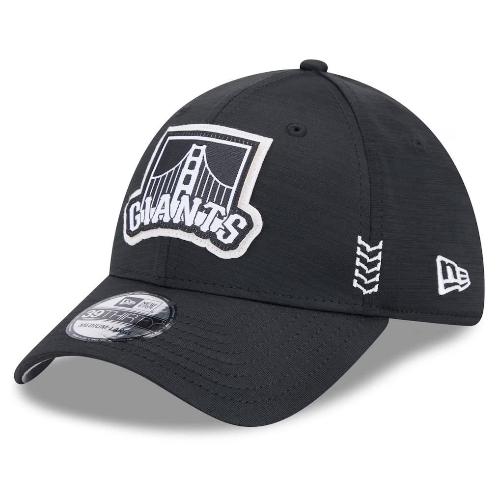 San Francisco Giants New Era 2024 Clubhouse 39THIRTY Flex Hat - Black