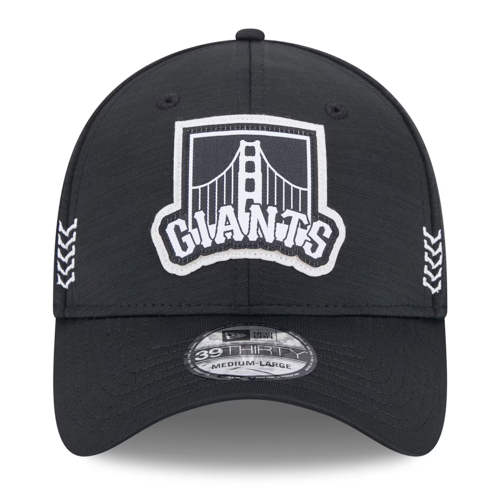 San Francisco Giants New Era 2024 Clubhouse 39THIRTY Flex Hat - Black